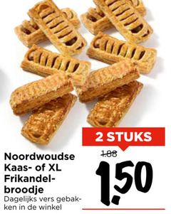  2 noordwoudse kaas xl frikandel broodje dagelijks vers stuks 