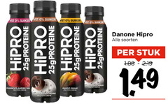  5 vet suiker proteine framboos aardbei protein drink mango danone soorten stuk 