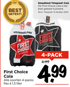  4 12 best getest smaaktest telegraaf cola choice geteste huismerk oktober sugar regular coll soorten fles 1 5 liter pack 5.99 