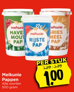  500 melkunie gries mout meel pap pappen soorten stuk 1 00 