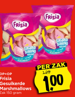  100 150 frisia diamond rian gesuikerde marshmallows zak mallows 