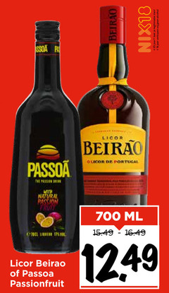  18 700 nix18 jaar passoa passion with natural fruit licor portugal ml passionfruit 