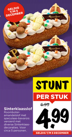  5 december sint roomboter speculaas bavarois versierd sinterklaas decoraties circa personen stuk 