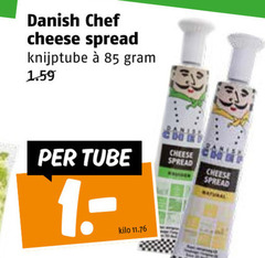  danish chef cheese spread knijptube tube kilo 