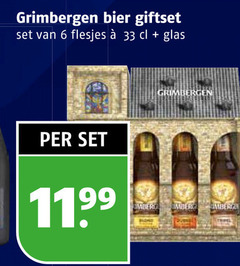  grimbergen speciaalbieren 6 33 bier giftset glas 