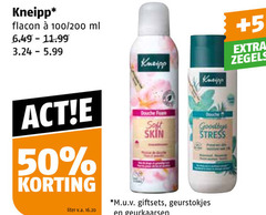  50 kneipp flacon 100 200 ml 5 zegels douche foam soft skin liter v.a. goodbye stress m.u.v giftsets geurstokjes geurkaarsen 