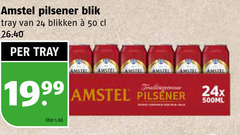  amstel blikjes bier 24 50 pilsener blik tray blikken liter 500ml 