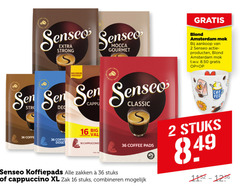  douwe egberts senseo koffiepads 2 16 36 coffee strong nouveau gourmet blond amsterdam mok t.w.v. taste classic big cappuccino pads val nou stuks zakken xl zak combineren 