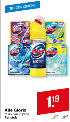  100 glorix aroma fresh clean citrus dikste bleek hygiene anti kalk ocean hygienische reiniging dikke original bleach blauw water pack stuk 