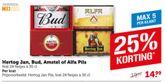  amstel hertog jan alfa bud krat bier 5 18 24 25 30 100 1870 jaar legitimatie alcohol nix18 trade king beers beer limburg pils 