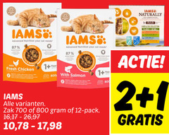  iams kattenvoer 1 2 12 100 700 advanced nutrition your with fresh chicken year salmon zak pack 16 17 26 10 naturally adult land sea collection 