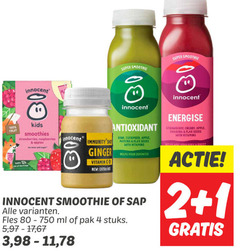  1 2 4 100 fruit innocent kids smoothies strawberries raspberries apples sugar ginger vitamin new hot super smoothie antioxidant cucumber apple with vitamins helps your sap fles ml pak stuks 5 17 3 6911 energise strawberry cherry guarana give body boost 