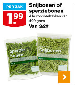  sperziebonen snijbonen 10 15 25 99 100 400 zak voordeelzakken sperzie bonen gewassen koken min 