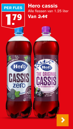  1886 hero cassis fles flessen liter taste added sugar original zero since origina brew from gefermenteerd fruit zwarte bessen zeeland 