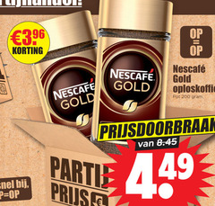  nescafe oploskoffie 200 gold pot 