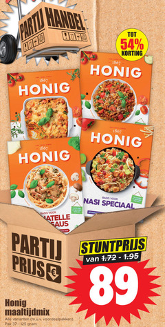  honig maaltijdmix 7 1867 party tafel basis saus kruiden specerijen voordeelpakken pak mix nasi 