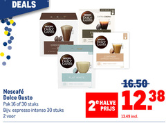  2 16 30 deals nescafe dolce gusto chococino cocoa premium arabica robusta new recipe crema espresso profile origin flat white macchiato roasty 30x pak stuks intenso selection velvety and smooth 16x halve 