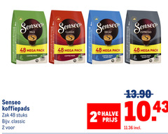  2 48 senseo mild mega pack coffee pads classic decaf posities espresso koffiepads zak stuks halve 