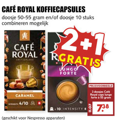  cafe royal koffiecups 2 3 7 10 55 mcafee koffiecapsules doosje 50-55 stuks combineren switzerland gratis forte caramel day 4 intensity nespresso apparaten doosjes caps lungo 