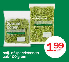  sperziebonen snijbonen 400 sperzie bonen snij zak 