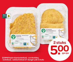  2 10 beter leven dieren scharrel kipkrokant poelier schnitzel nude kipkrokantschnitzel kipcordonbleu kipsateschnitzel pak stuks 