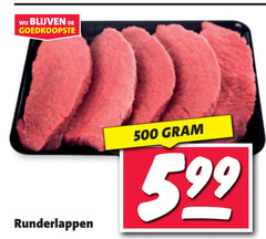  500 runderlappen 