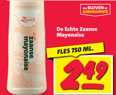  wijngaarden mayonaise 750 zaanse fles ml 