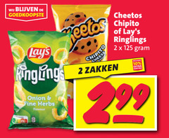  cheetos zoutjes 2 10 ringlings onion fine herbs flavour chipito cheese zakken 