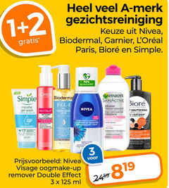  1 2 3 96 merk gezichtsreiniging nivea biodermal garnier paris new core gel wash revitalift reinigings olie skinactive reinigingswater eau nettoyante charbon water boost up remover yeux visage oogmake-up double effect ml 