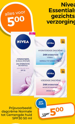  15 30 50 500 nivea essentials gezichts verzorging verzachtende hydratatie gevoelige huid formula hydraterende hydration vitamine gemengde voedende natuurlijke droge spf30 ml stuk 