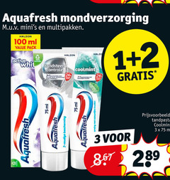  1 2 3 24 100 aquafresh mondverzorging multipakken ml pack active white tandsteen controle coolmint bescherming tandpasta 