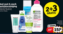  2 3 5 150 400 merk gezichtsreiniging nivea garnier paris biodermal face wash loreal up remover double effect gezuiverd water korenbloem gevoelige rondom ogen maquillante make maquillage waterproof new skinactive reinigingswater eau nettoyante moisturising facial and healthy kind to skin soap free for all huid peaux sensibles reinigt kalmeert afspoelen nettoie demaquille apaisant sans lippen visage you parfum parabenen ml 