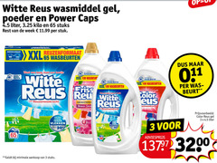  3 20 65 100 witte reus wasmiddel gel poeder power caps liter kilo stuks rest week stuk dosering reuzenformaat xxl wasbeurten water berg koek der reuzenwaskracht aromatherapie bloemen color vlekken minimale 