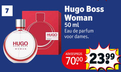  7 50 hugo boss woman ml eau parfum dames 