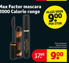  factor mascara calorie range 90 stuk volum maxfactor black pro stylist 