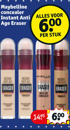  600 maybelline concealer instant anti visage eraser stuk new you multi use with berry haloxyl 06 neutralizer 