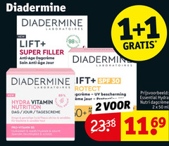  1 2 10 30 50 diadermine new lift laboratoires super filler anti visage jour hydra vitamin nutrition dag droge gevoelige huid peaux seeches sensibles trockene sensible haut pro hydrateert nourrit spender uv bescherming aa essential nutri ml 