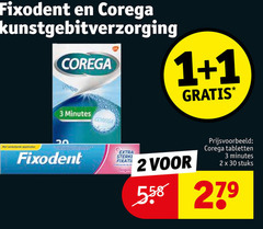  1 2 3 20 30 279 fixodent corega kunstgebitverzorging minutes origin tabletten stuks 