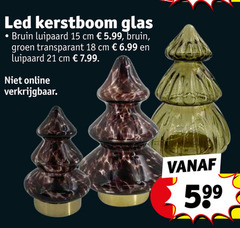  15 18 led kerstboom glas bruin luipaard cm 5.99 groen transparant online 