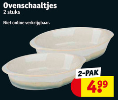  2 ovenschaaltjes stuks online pak 