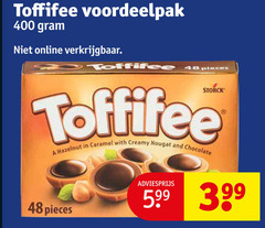  48 400 toffifee online pieces storck hazelnut caramel with creamy nougat and chocolate 5.99 