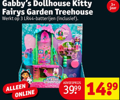  3 dollhouse kitty fairys garden treehouse batterijen online jaar 