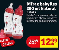  2 250 difrax babyfles ml natural stuks vorm anti darm krampjes ventiel verminderen luchtbellen buikkrampjes you online 