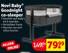  6 baby goodnight co sleeper maanden verstelbaar frame reflux functie online 