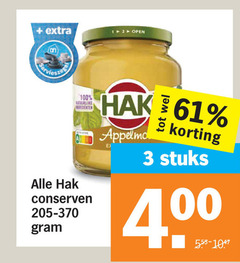  1 2 3 100 open hak stuks 4 conserven 