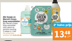  1 2 23 100 green soap wasmiddelen wasmiddel color peach jasmine navulling zakken liter varieeren natuurlijk less plastic new for palmolive feel good cleaning free washing liquid waschmittel detergent 2e halve 