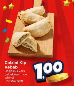  calzini kip kebab dagelijks vers gebakken stuk 