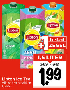  lipton ice tea green zero tefal zegel 1 5 liter soorten pakken 