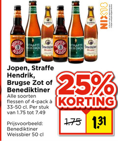  benediktiner jopen straffe hendrik brugse zot speciaalbieren 4 18 25 50 ei pen neil traffic soorten flessen pack stuk weissbier 