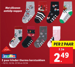  2 19 22 siliconen antislip noppen lycra lupilu paar kinder thermo kerstsokken 23 26 27 30 31 34 